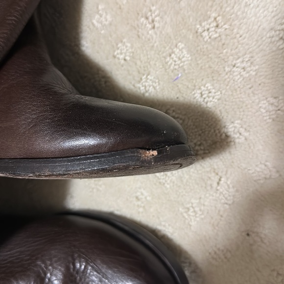 Leather FRYE Riding boots-chocolate - Picture 8 of 8